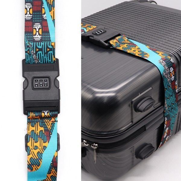 Adjustable Luggage Strap with Combination Lock | FNB Promo Shop