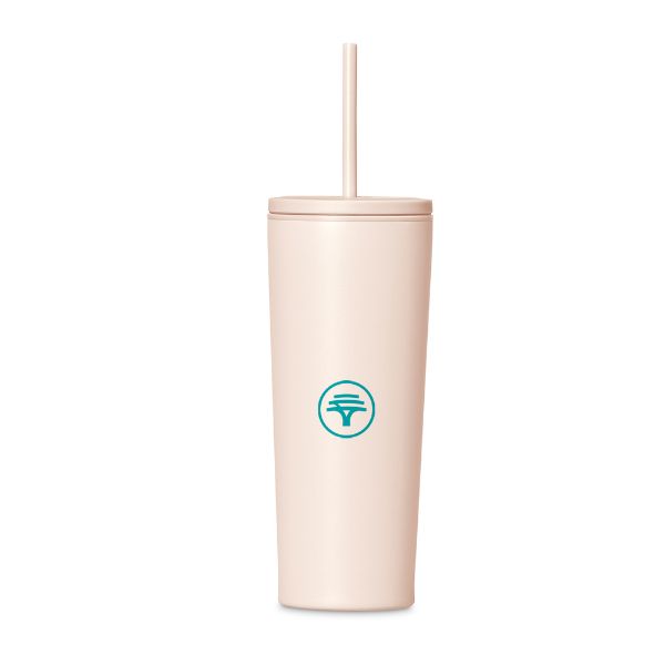 Picture of Kooshty Concorde Stainless Steel & Plastic Double-Wall Tumbler & Straw 720ml