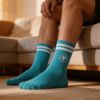 Picture of Knitted Unisex Socks - Turquoise