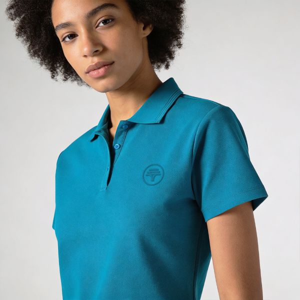 Picture of 165g Basic Promo Ladies Golf Shirt Turquoise 