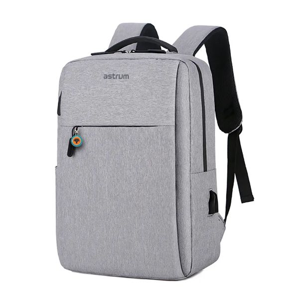 Picture of Astrum Oxford Laptop Backpack With USB Grey