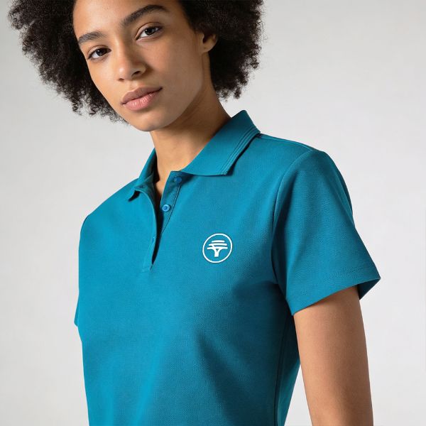 Picture of 165g Basic Promo Ladies Golf Shirt Turquoise 